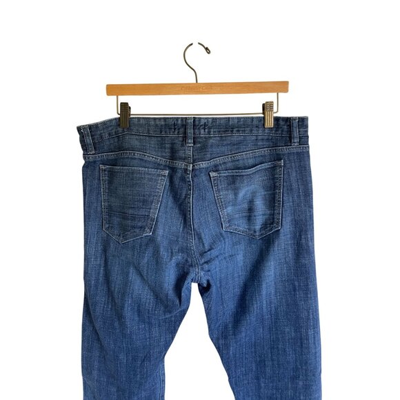 Banana Republic Factory Size 34 x 34 Dark Wash Straight Leg Jeans - Picture 5 of 7